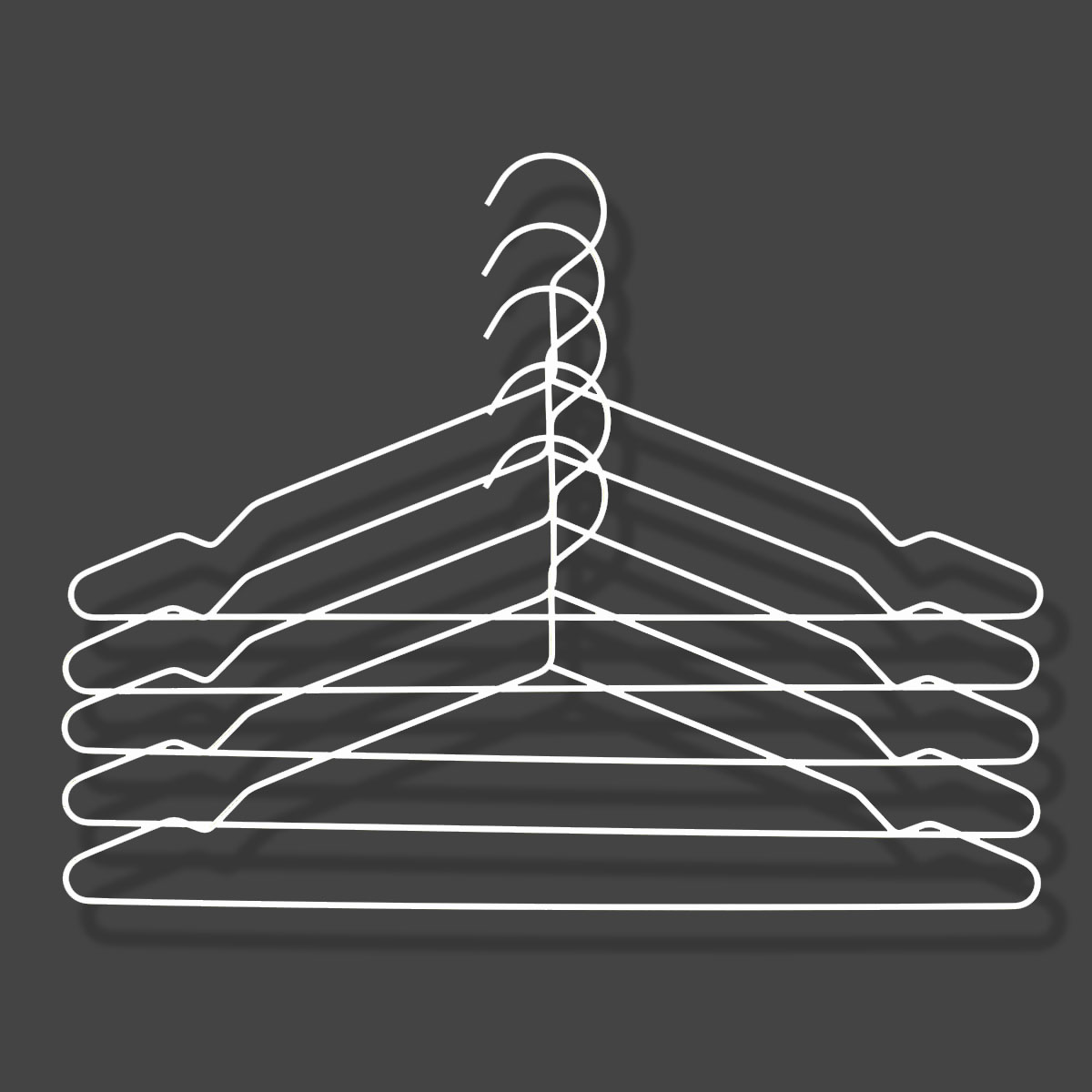 hangerswhiteset